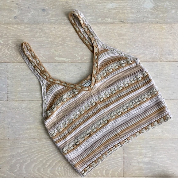 SOLD****ALICE + OLIVIA NWOT Knit Crochet Tank - Picture 2 of 12